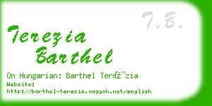 terezia barthel business card